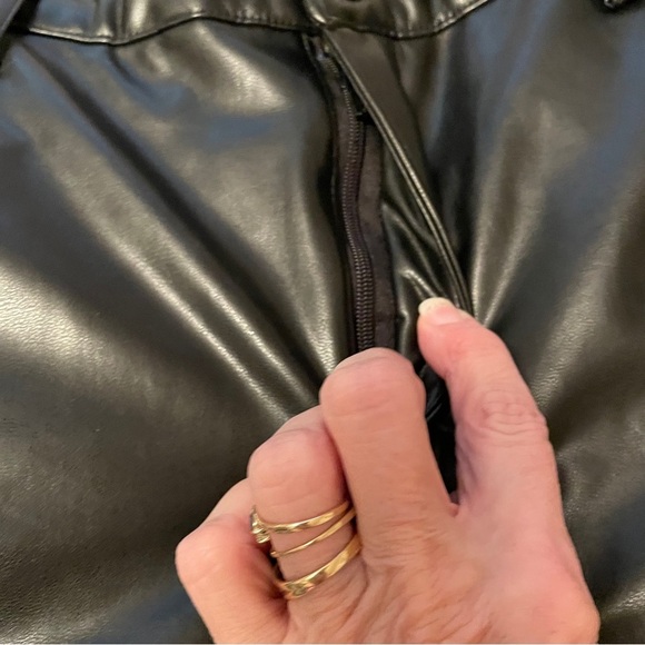 Torrid Plus Size - Perfect Skinny Faux Leather Mid Rise Pant-Size 18Regular - Picture 13 of 14